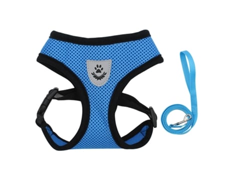 Dog Car Vest Seat Belt Set Arnés Ajustable Para Mascotas Con Cinturón De Seguridad ELKUAIE