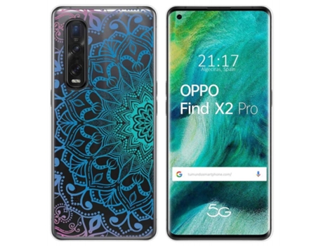 Carcasa Oppo Find X2 Pro TUMUNDOSMARTPHONE Dibujos Transparente