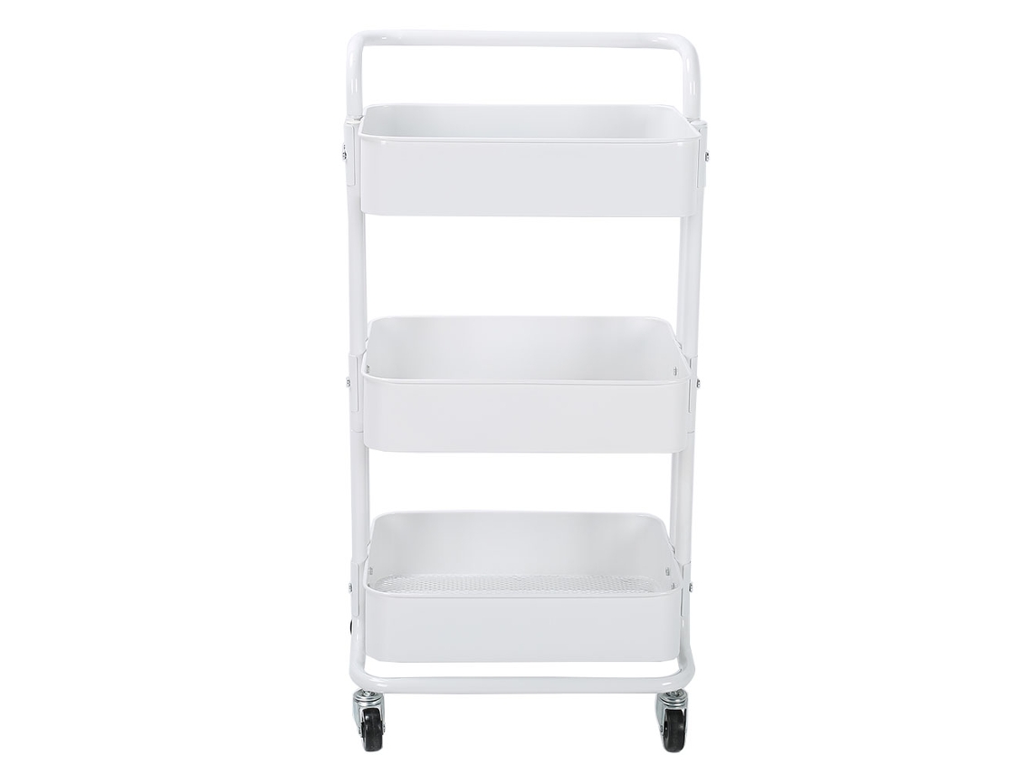 Vlrla-3 Tier Beauty Trolley Cart Storage Rack (black)