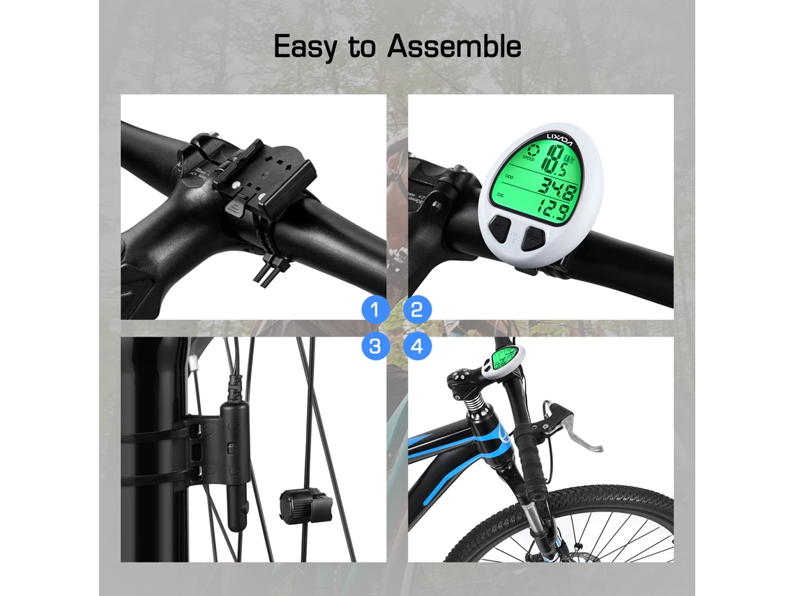 Velocímetro Para Bicicleta Con Cable/inalámbrico, Ciclocomputador, Odómetro, Cuentakilómetros