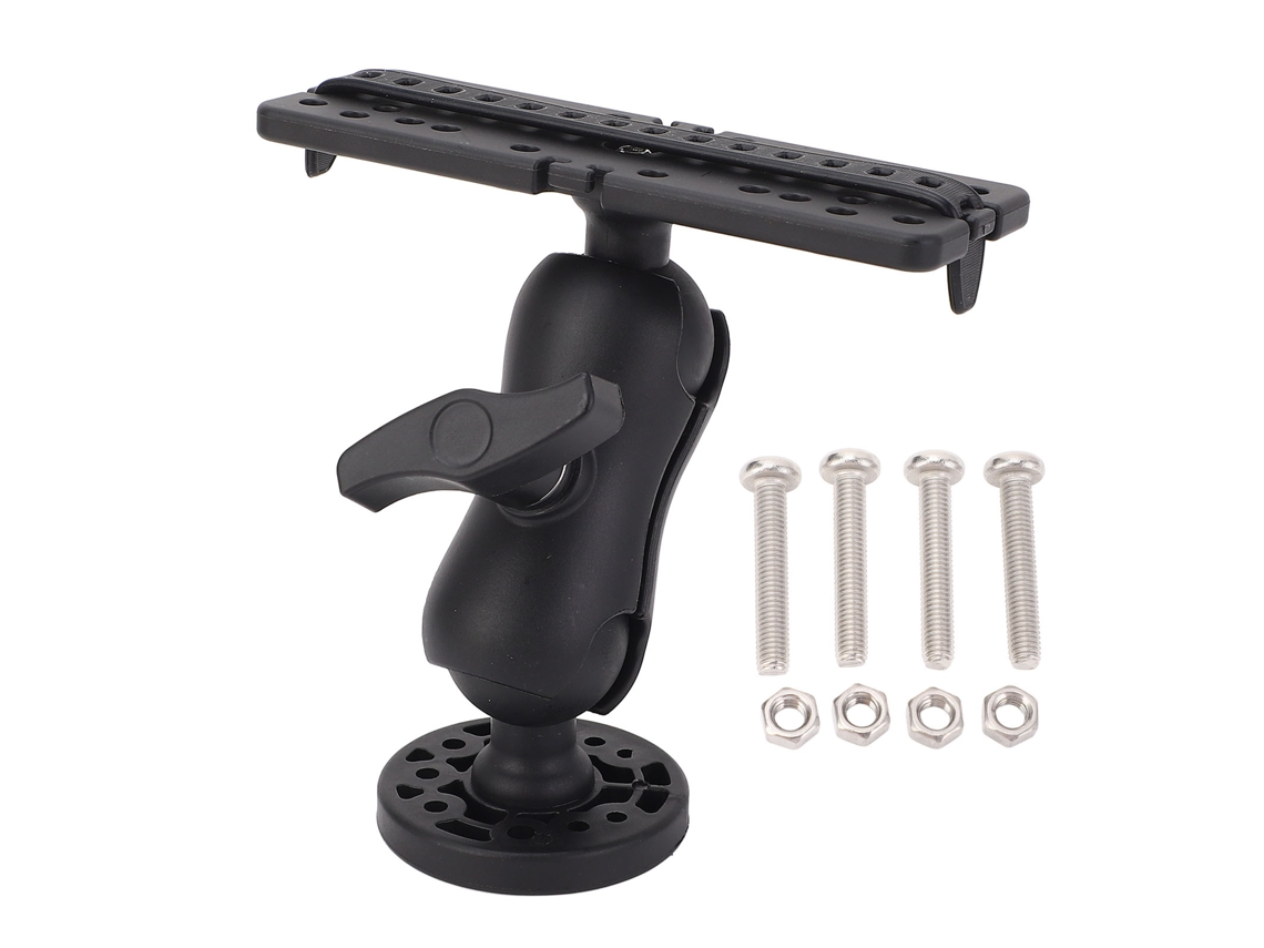 Soporte giratorio ajustable para kayak con sonda de pesca