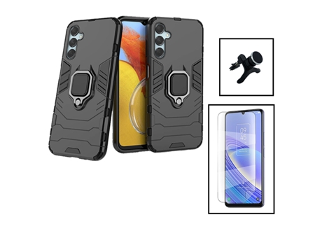 Kit De Película De Hidrogel De Cubierta Completa Cubierta Frontal 3X1 Soporte Magnético De Coche Reforzado Defensor Militar Para Samsung Galaxy F54...