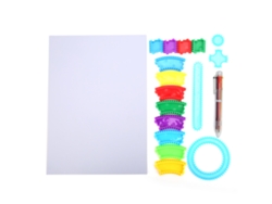 Vlola-set De Reglas Espirales Para Dibujo Con Carril Herramienta De Pintura Artística Para Niños Suministro De Papelería