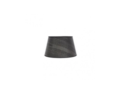 Pantalla Salma E27 Madera Negra 25dx20dx15h Conica
