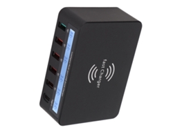 Estación De Carga Usb De 6 Puertos, Carga Rápida De 40w, Carga De Múltiples Dispositivos Simultáneamente