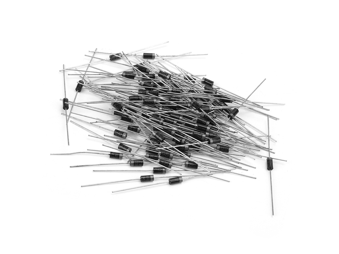 100pcs Diodo Rectificador 1n4007 1000v 1a Alto Voltaje Diodos Electrónicos