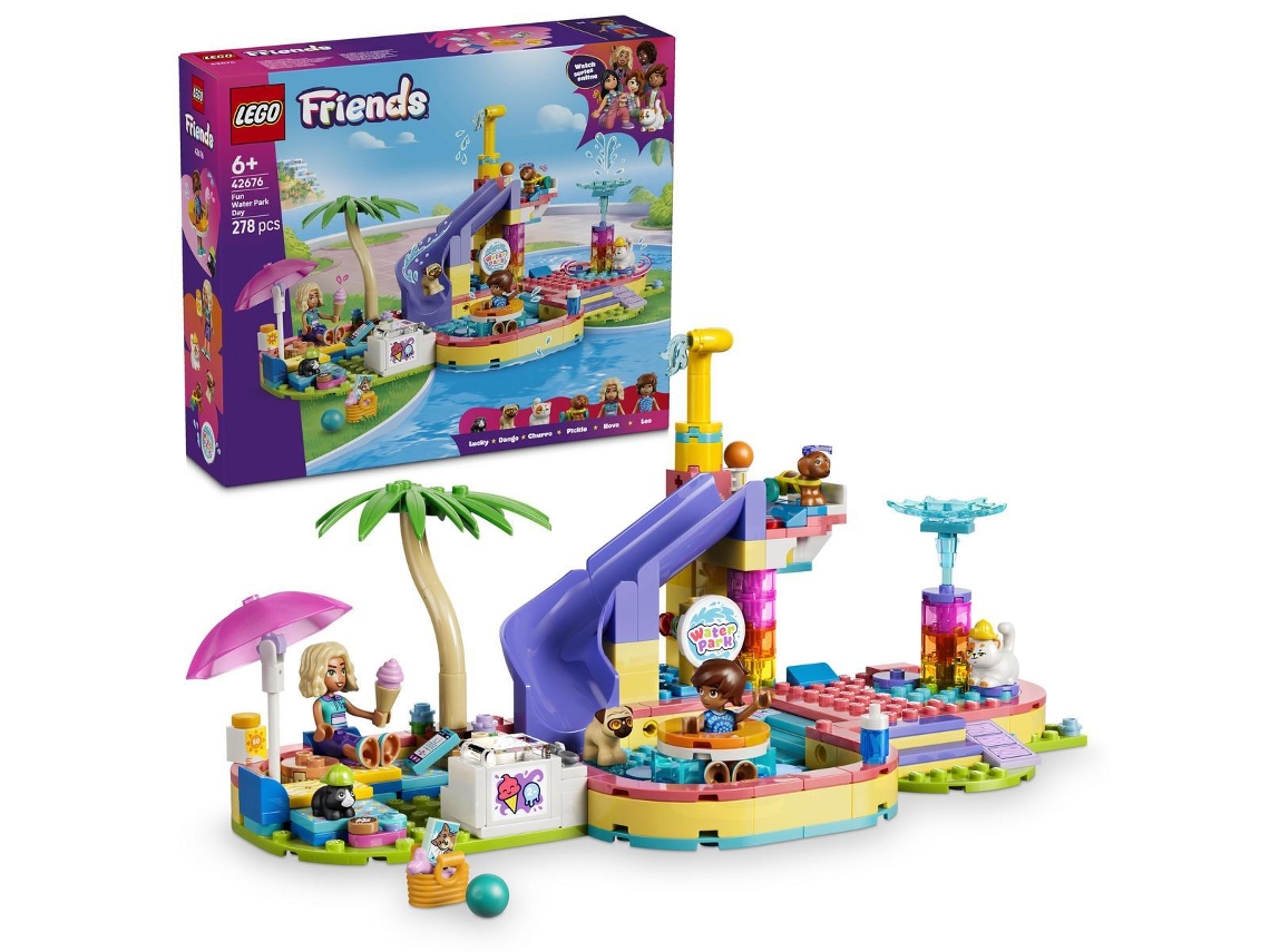 Lego® 42676 Friends Día Divertido En El Parque Acuático De Juguete Con 2 Mini Muñecos