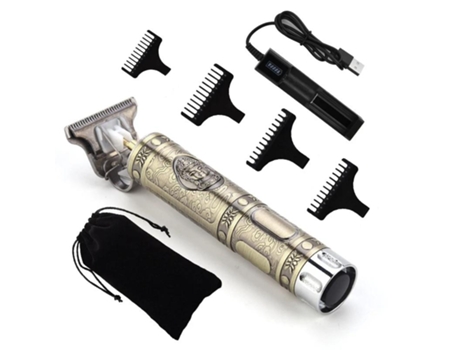 Recortador de Barba SLOWMOOSE Recargable Inalambrica para Hombre con Caja