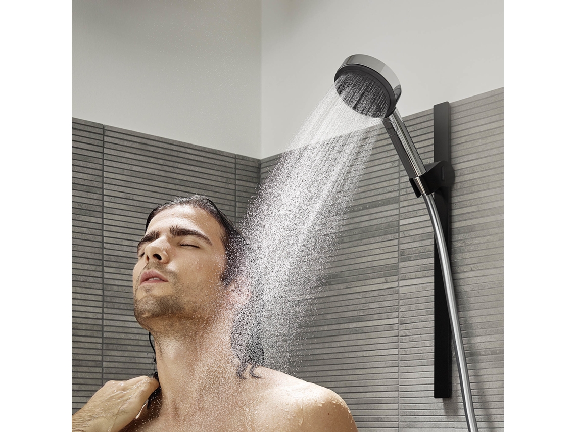 Hansgrohe Pulsify Select S Teleducha 105, Ecosmart, 3jet, Activación, 24101000, Color Cromado