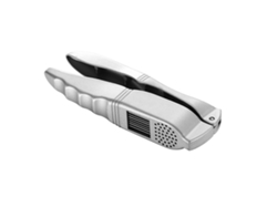 Prensa de ajos manual de acero inoxidable, trituradora de ajos portátil para cocina, picadora y prensa de ajos. Rosewell