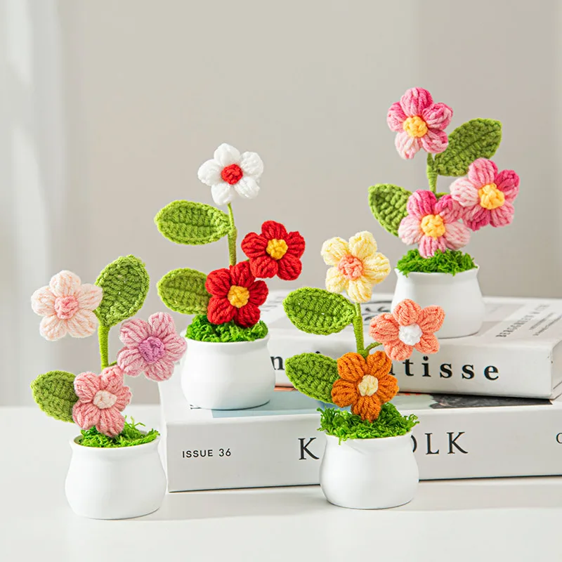 Flores De Ganchillo, Flores Tejidas A Mano, Regalos Para Invitados De Boda, Flores Artificiales
