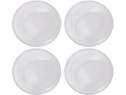 Puerta 4 Topes Transparentes Silicona Pomo Protectores