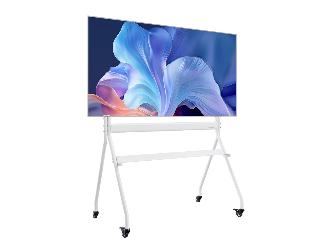 Soporte Móvil para TV 35 100 con Ruedas, Estructura de Acero Ajustable, Compatible con VESA 800x600, Hasta 90kg Tekmaquinas