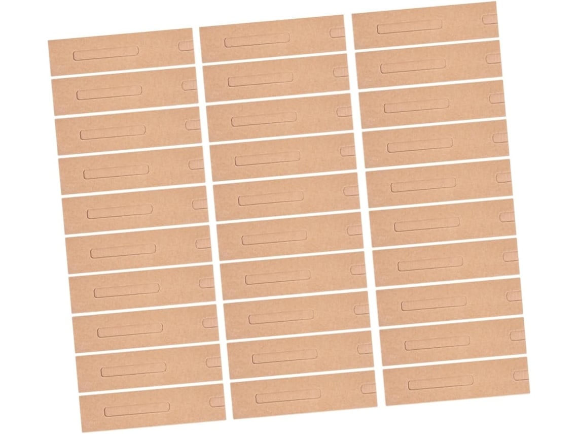 Solustre Kit De 30 Estojos De Papel Kraft Para Canetas, Porta-canetas Individuais Com Janela De Visualização, Embalagem