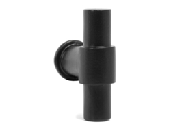 Tirador Zamak ''T'' 50Mm Acabados Negro Mate Latón Y Níquel Acabado Negro Mate JANDEL