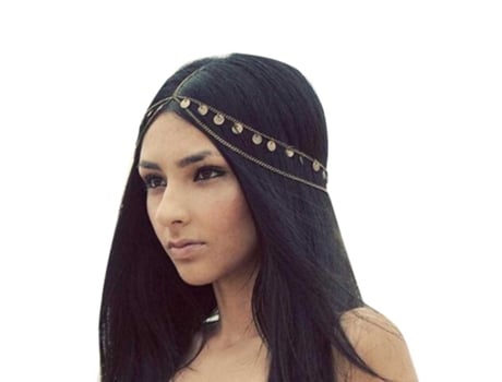 Accesorio Casamento de Mujer JEIIBRZUI Chain Headband Nupcial Headpiece Accesorios Joyería Dorado