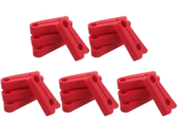 Amortiguadores De Silicona Roja Para Cerraduras De Puertas De Coche, 20 Unidades, Reducen El Ruido Y Son Duraderos.