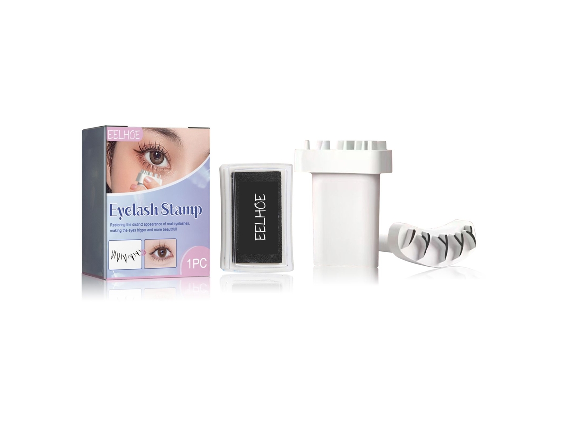 Maquillaje de pestañas con sello rápido y preciso