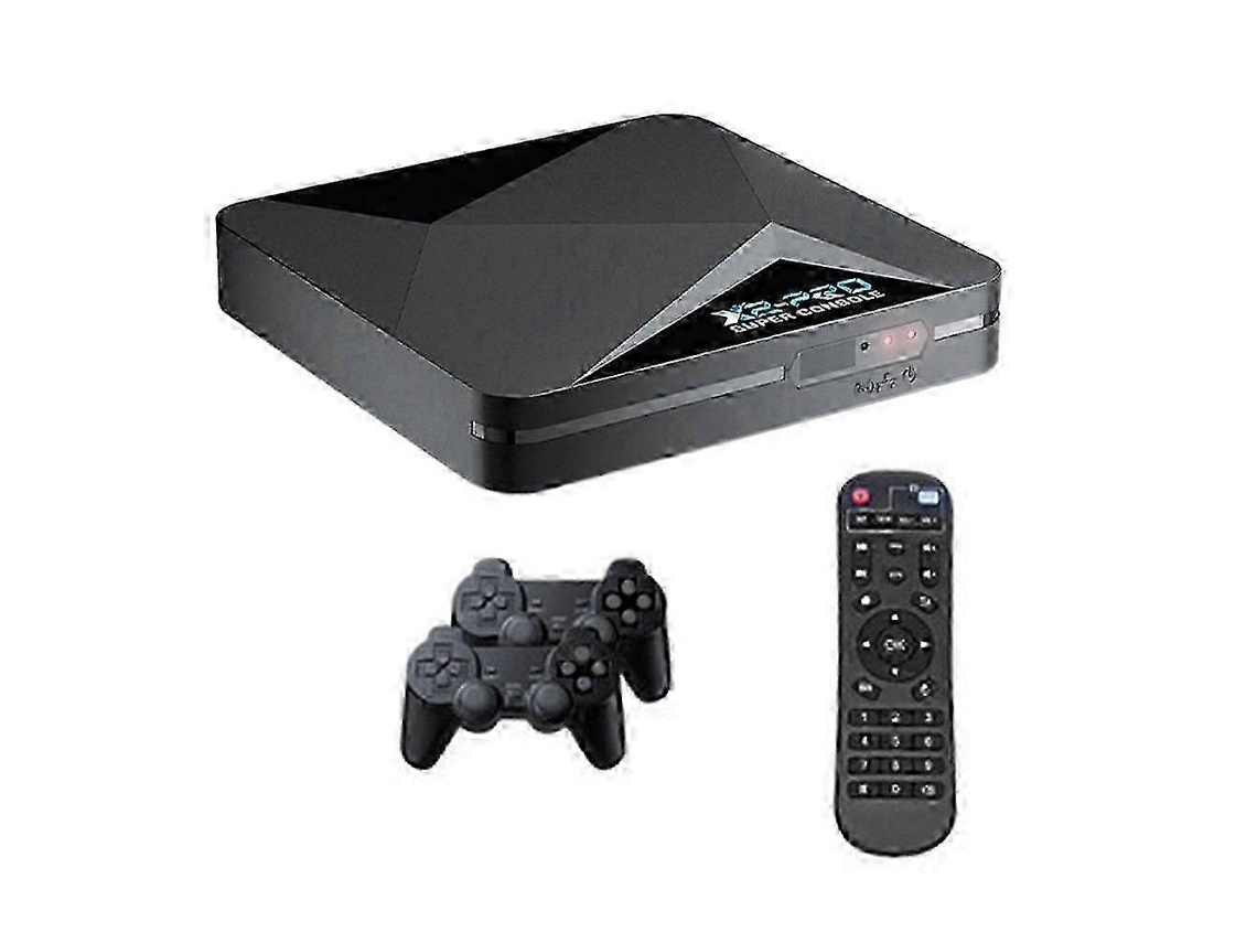 Consola Super Console X2 Pro Retro Smart Game Console Box TV Box 4K HD Consola de videojuegos clásica Caja de juegos Negro Hengjian