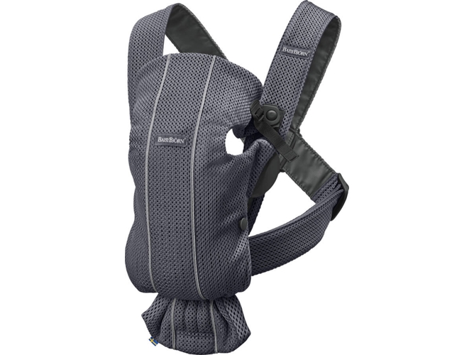 Babybjörn Mochila Bebé mini 3d mesh antracita babybjorn 021013