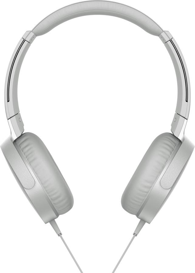 Auriculares con Cable SONY MDR-XB550AP (On Ear - Micrófono - Blanco)