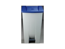 Contenedor Selectivo Azul Pedal Y Ruedas DENOX