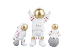 Figura Decorativa De Resina De Un Astronauta, Mini Estatua De Nave Espacial Para Mesa, Sala De Estar O Dormitorio Infantil.