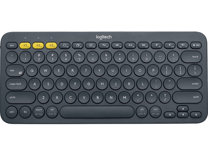 Teclado LOGITECH K380 (Inalámbrico - Layout US)