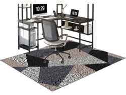 Alfombrilla Silla Oficina Gaming, Suelo Duros Xunzheng Silenciosa Protector Sillas Juegos, Suelos, 80 X 100 Cm