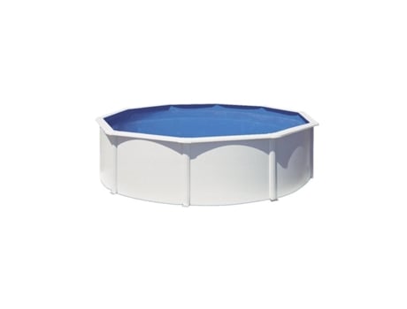 Piscina de Acero GRE Blanca (460x120 cm)