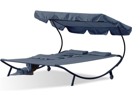 Tumbona Doble CONCEPT U (Gris - Acero - 200x173x41 cm)