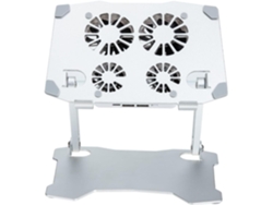 Soporte ajustable para ventilador de refrigeración, con almohadillas antideslizantes para PC y portátil. Gokoco
