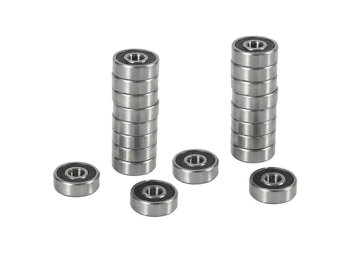 20 rodamientos de ranura profunda con doble blindaje 628rs 8x24x8 mm