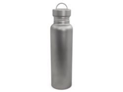 Garrafa de água de titânio 600ml/800ml, suave, para camping e atividades ao ar livre.