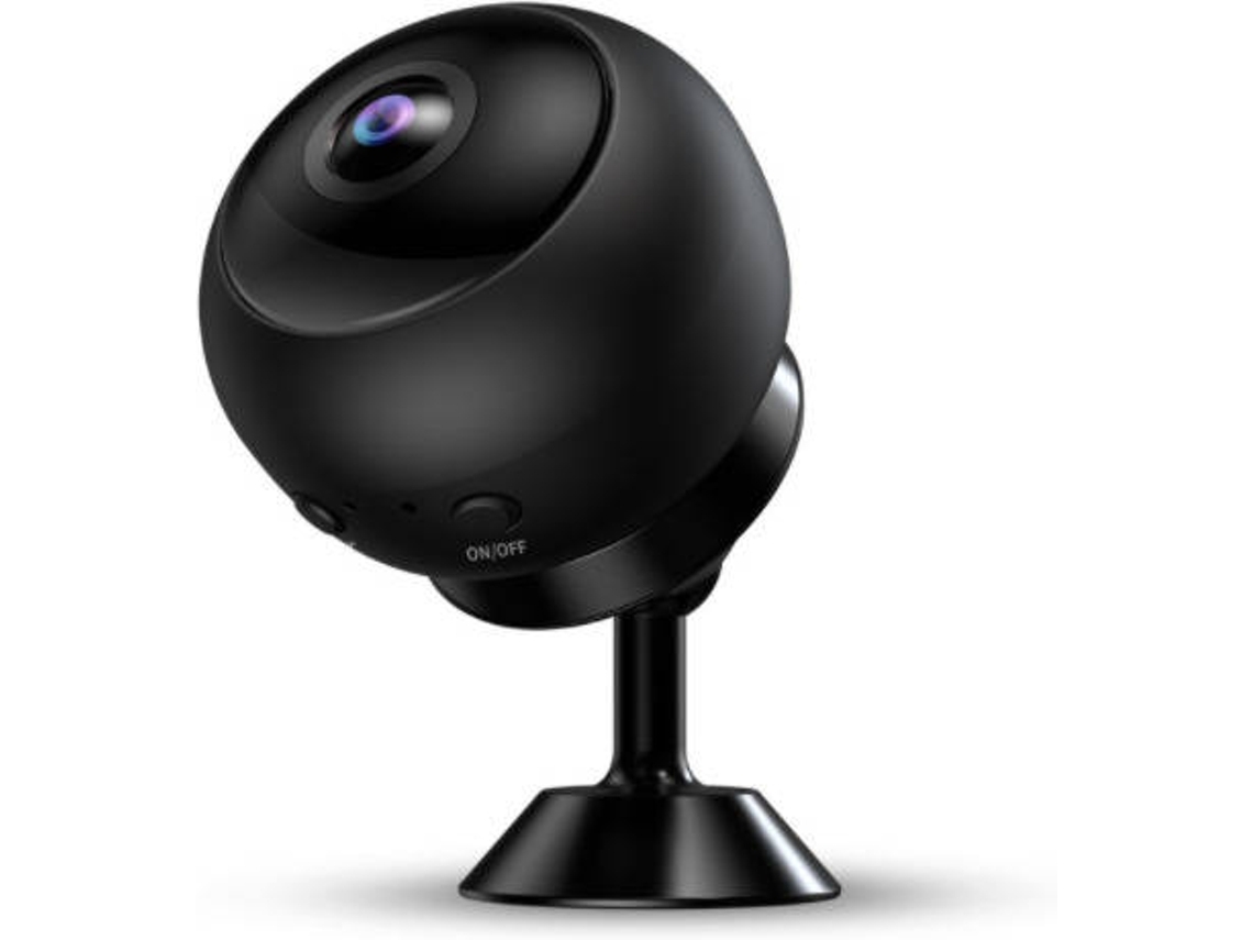 Cámara de Red IP Inalámbrica Mini Wifi HD 1080P Negro YIZHOOD