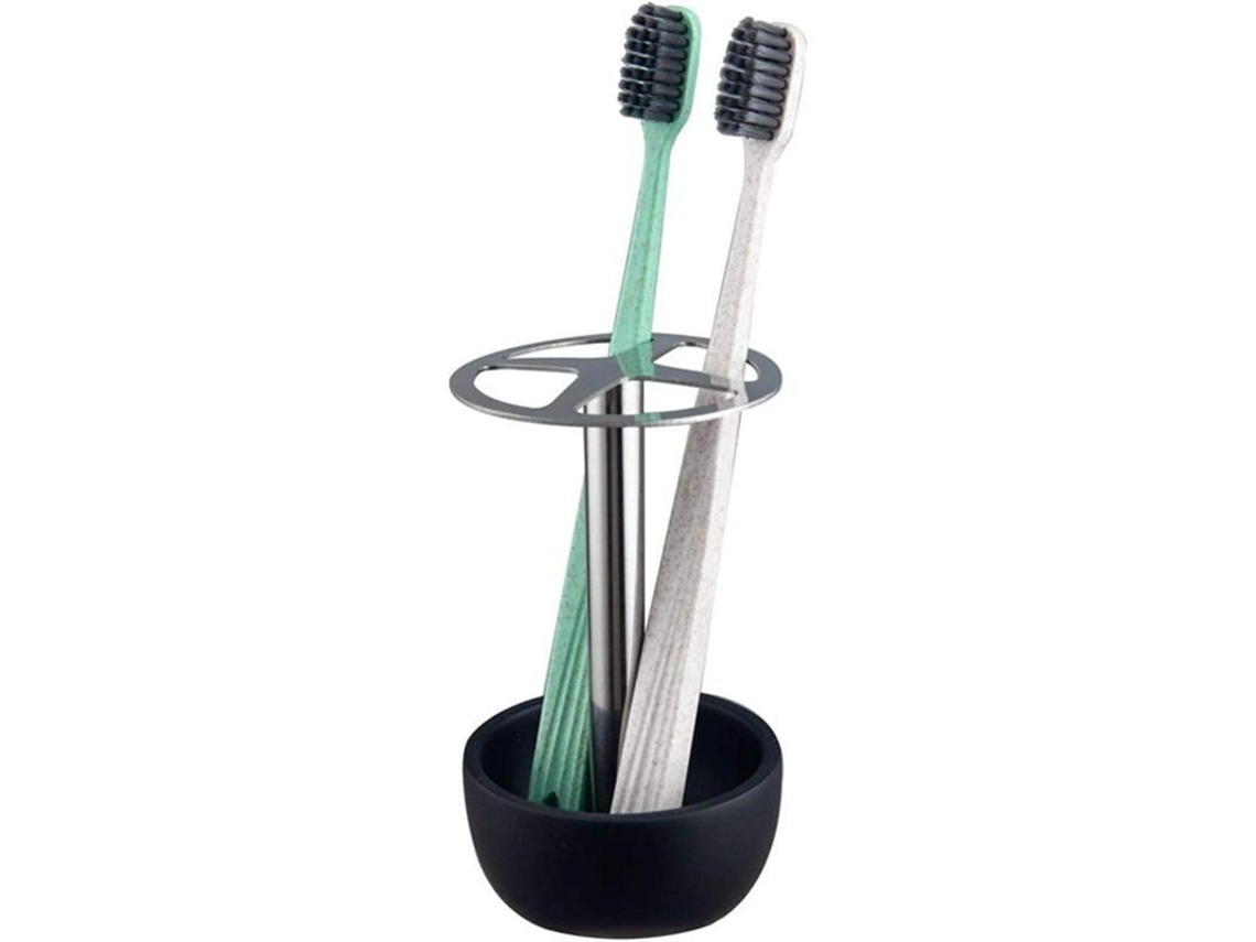 Soporte Para Cepillos De Dientes De Acero Inoxidable, Multifuncional Para El Baño, Con Compartimentos Separados.