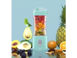 Licuadora portátil para batidos y smoothies, exprimidor personal de frutas para viajes, recargable por USB, 4000 mAh, color azul Gusshious