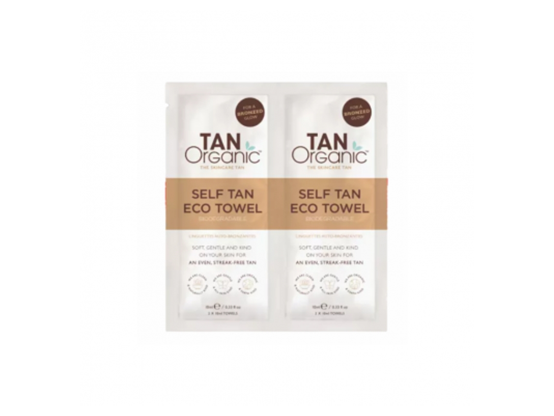 Toallas autobronceadoras 2 x 10 ml Tanorganic