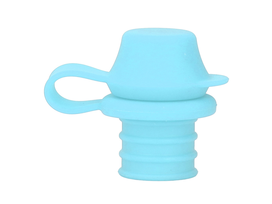 Adaptador De Tetina De Silicona Para Biberón Con Tapa Protectora, Azul, Para Niños