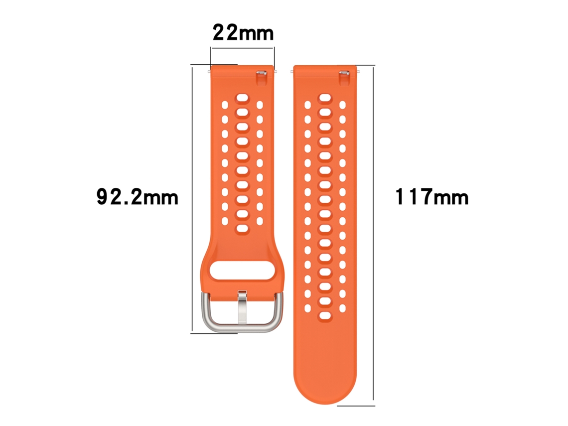 Correa de silicona para Amazfit Bip6 / A2435, 22 mm, compatible con relojes CHABERLU.