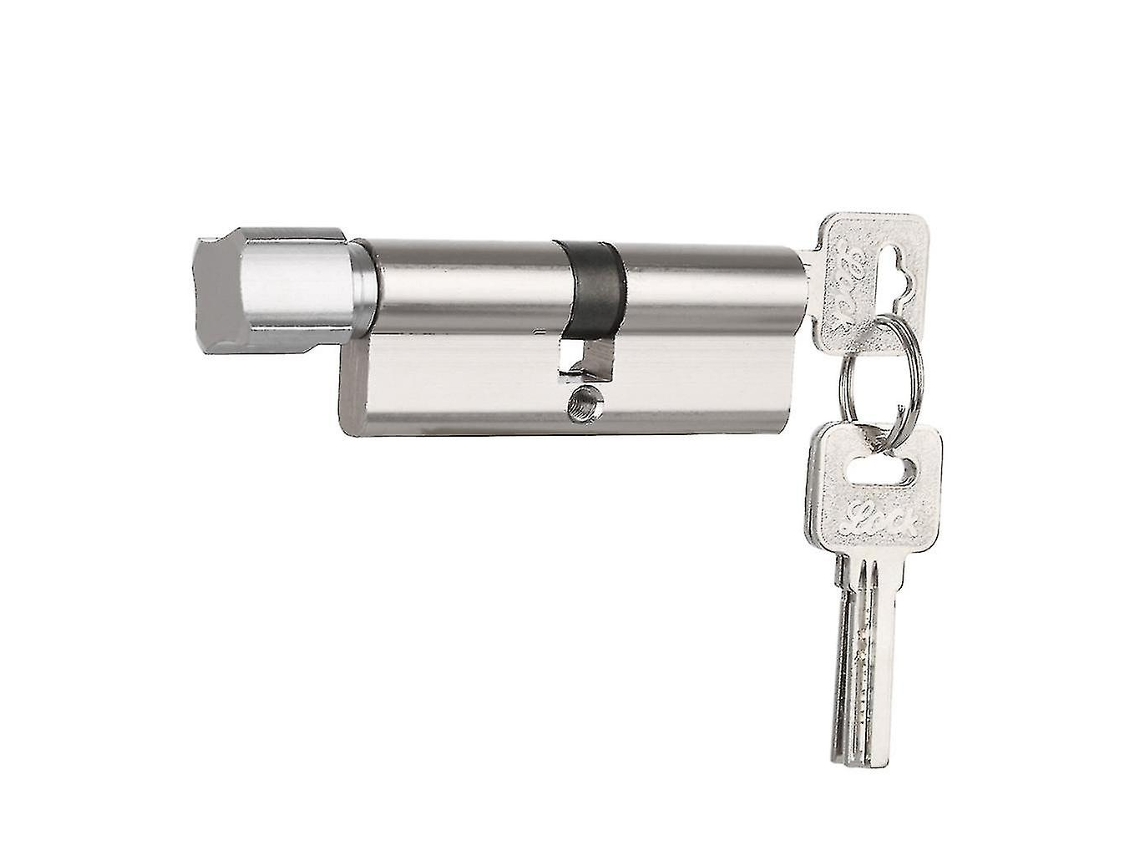 Cerradura De Cilindro Para Puerta 70mm Antirrobo Con 3 Llaves Seguridad Hogar Dormitorio Interior Metal
