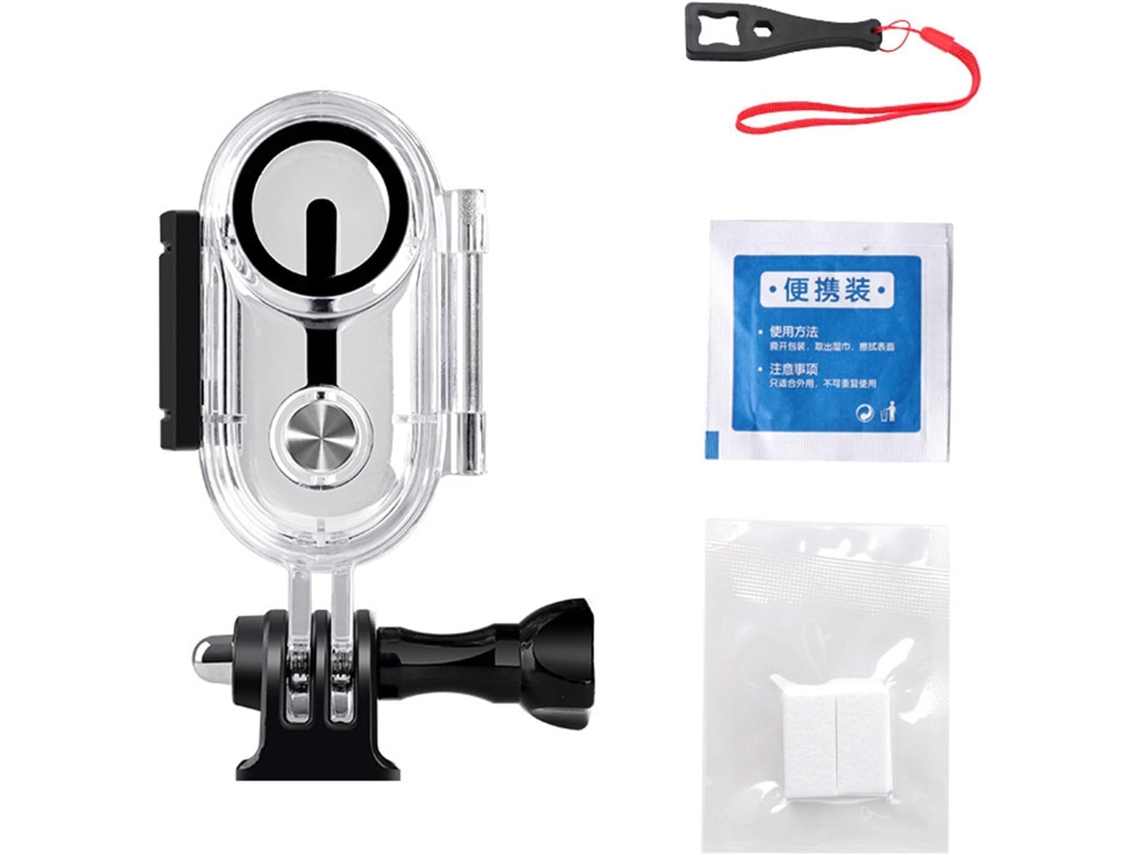 Carcasa Go 3s Sea Con Lente De Cristal Óptico, Inserciones De Acero Inoxidable Y Estuche Protector.