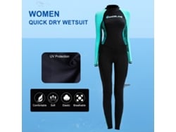 Traje De Banho De Uma Peça Com Mangas Longas Para Mulheres De Secagem Rápida Para Esportes Aquáticos No Verão