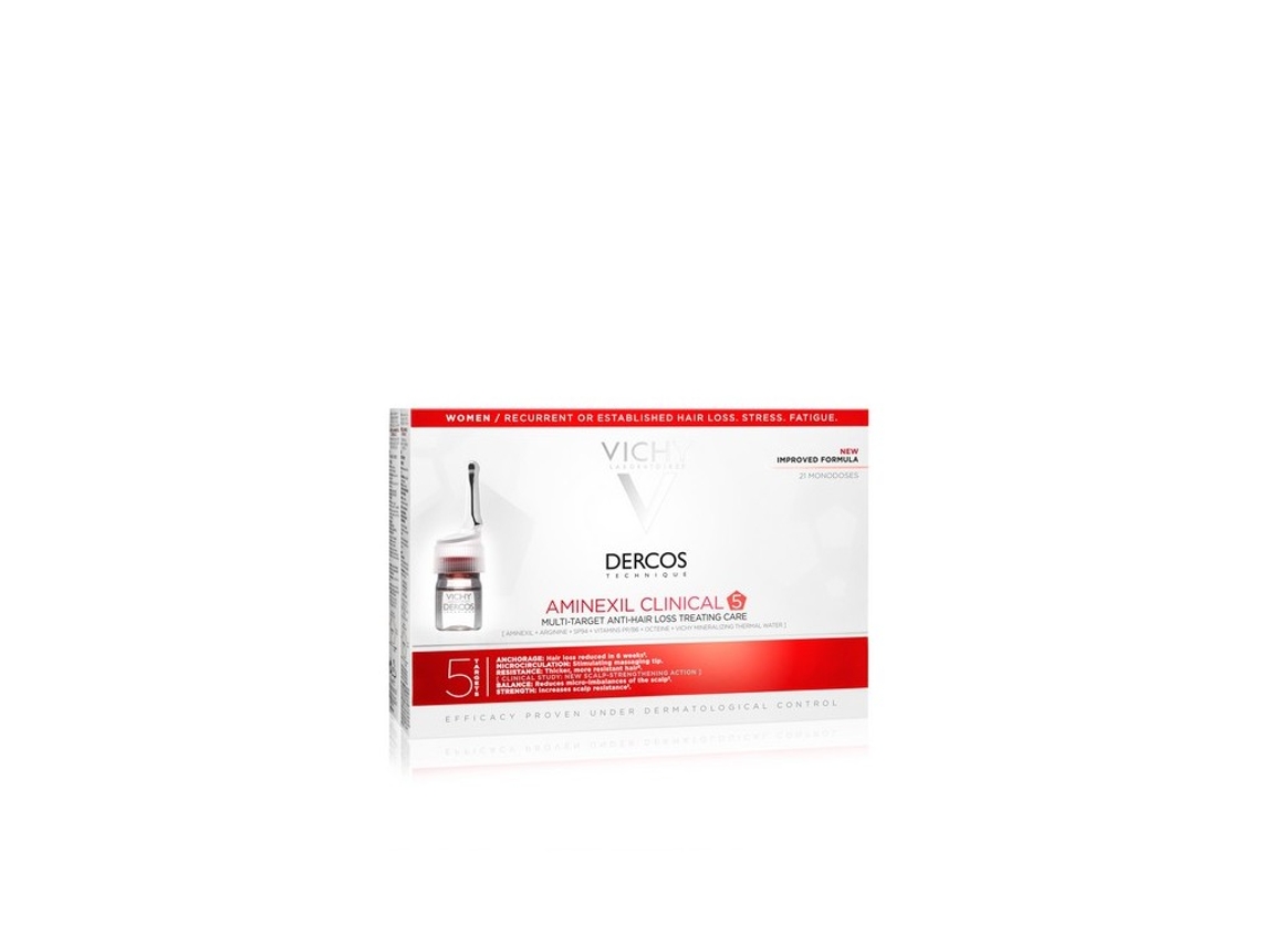 Ampollas Anticaída VICHY LABORATOIRES Dercos Aminexil Clinical 5