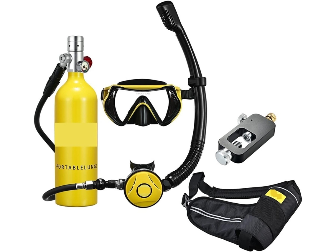 Mini Botella De Buceo, Tubo De Snorkel, Rebreather, Equipo Portátil De Apnea