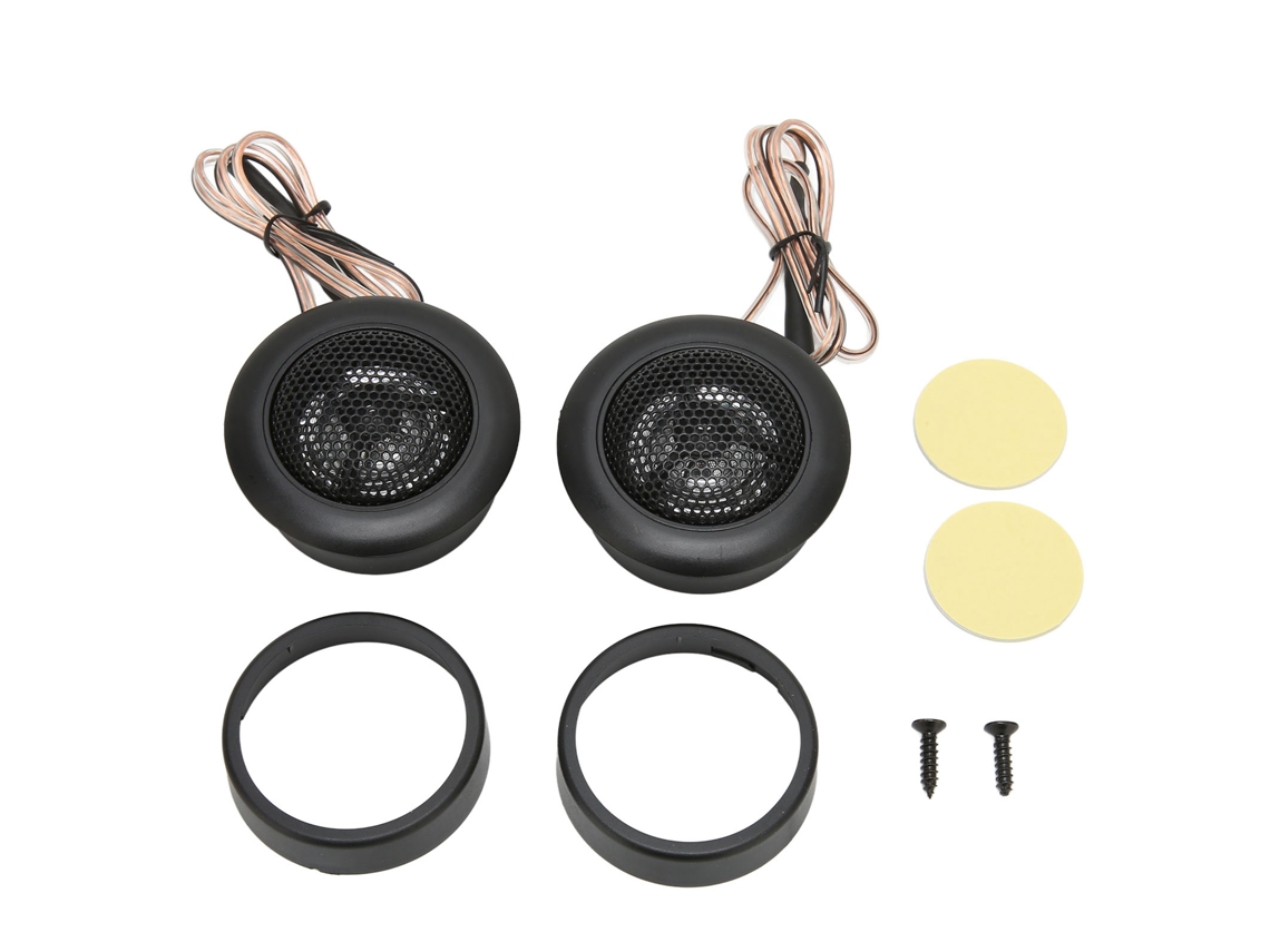 2 Tweeters De Dome Para Carro 120w Alto Sensibilidade Falante Estéreo Para Sistema De Áudio