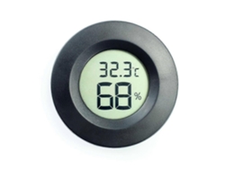 Termómetro e higrómetro digital redondo LCD para uso en interiores y exteriores Nostalgia88
