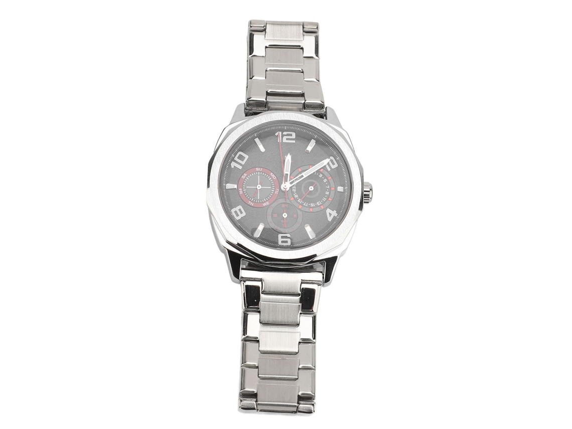 Reloj De Pulsera De Cuarzo Para Hombre, Acero Inoxidable, Resistente Al Agua Hasta 30 M, Luminoso, Cronógrafo.