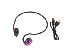 Fones De Ouvido De Condução Ao Ar Sem Fio Bluetooth 5.3 Ouvido Aberto Para Corrida Ciclismo Hiking Roxo