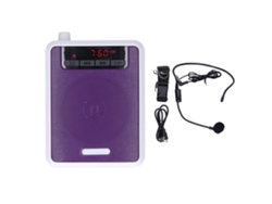 Amplificador de voz para profesores con micrófono con cable y recargable